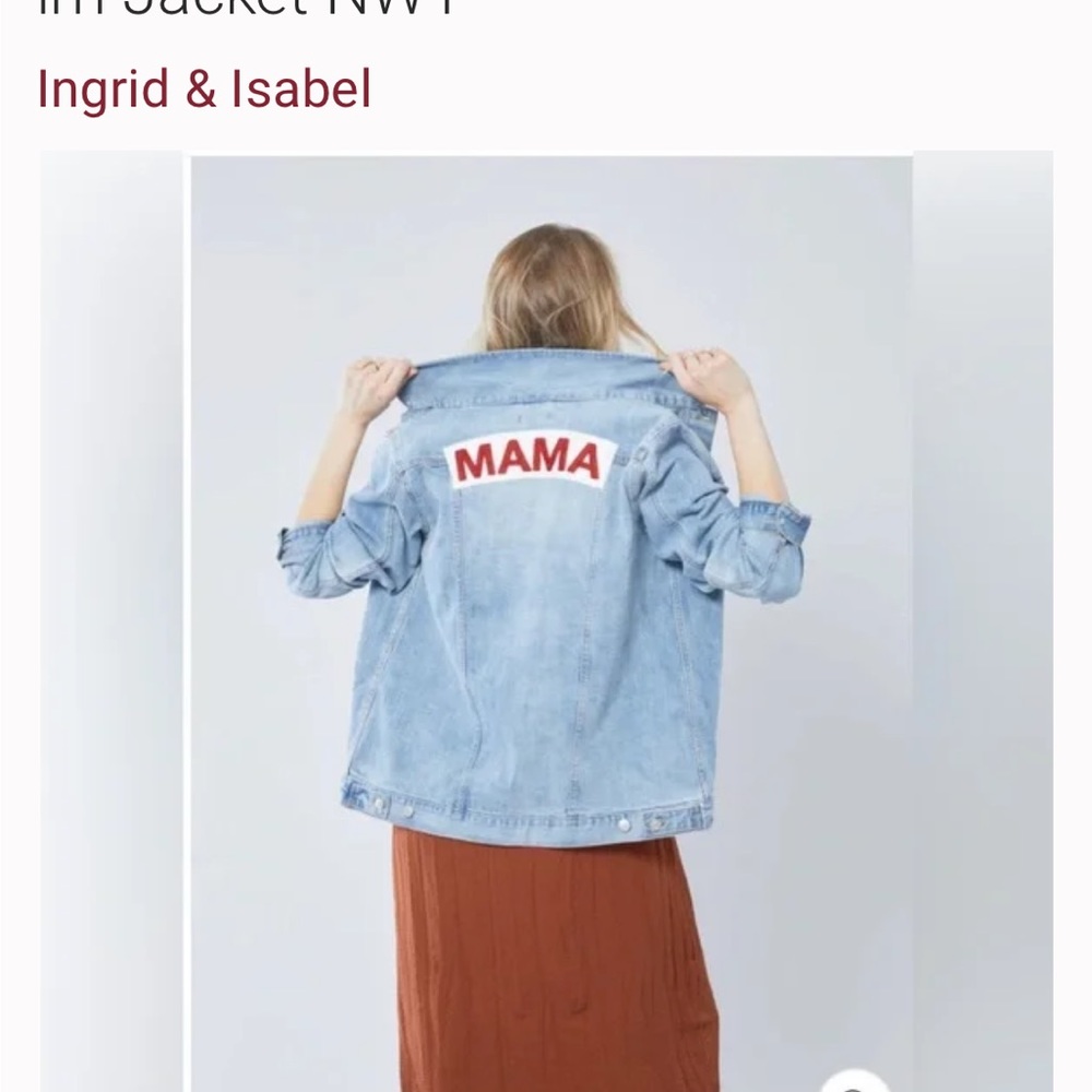 MAMA Jean Jacket by Ingrid and Isabel